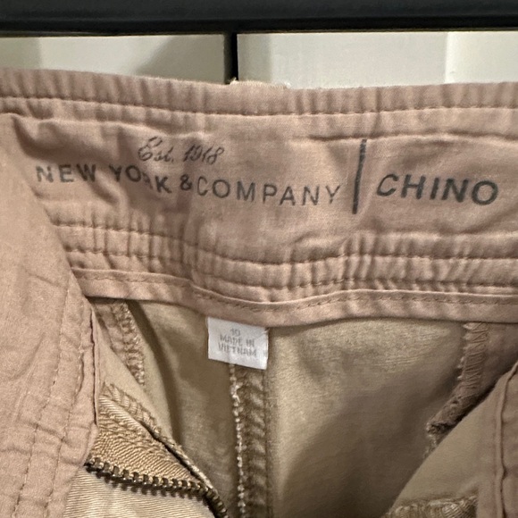 New York & Company Tan Chinos - Picture 2 of 4